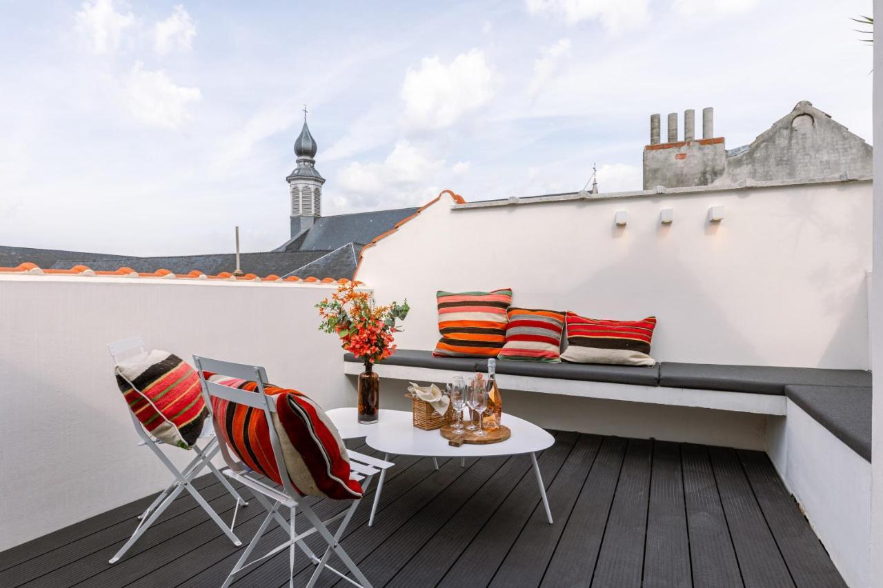 Duplex-Apartment With Terrace On Top Location In ヘント エクステリア 写真
