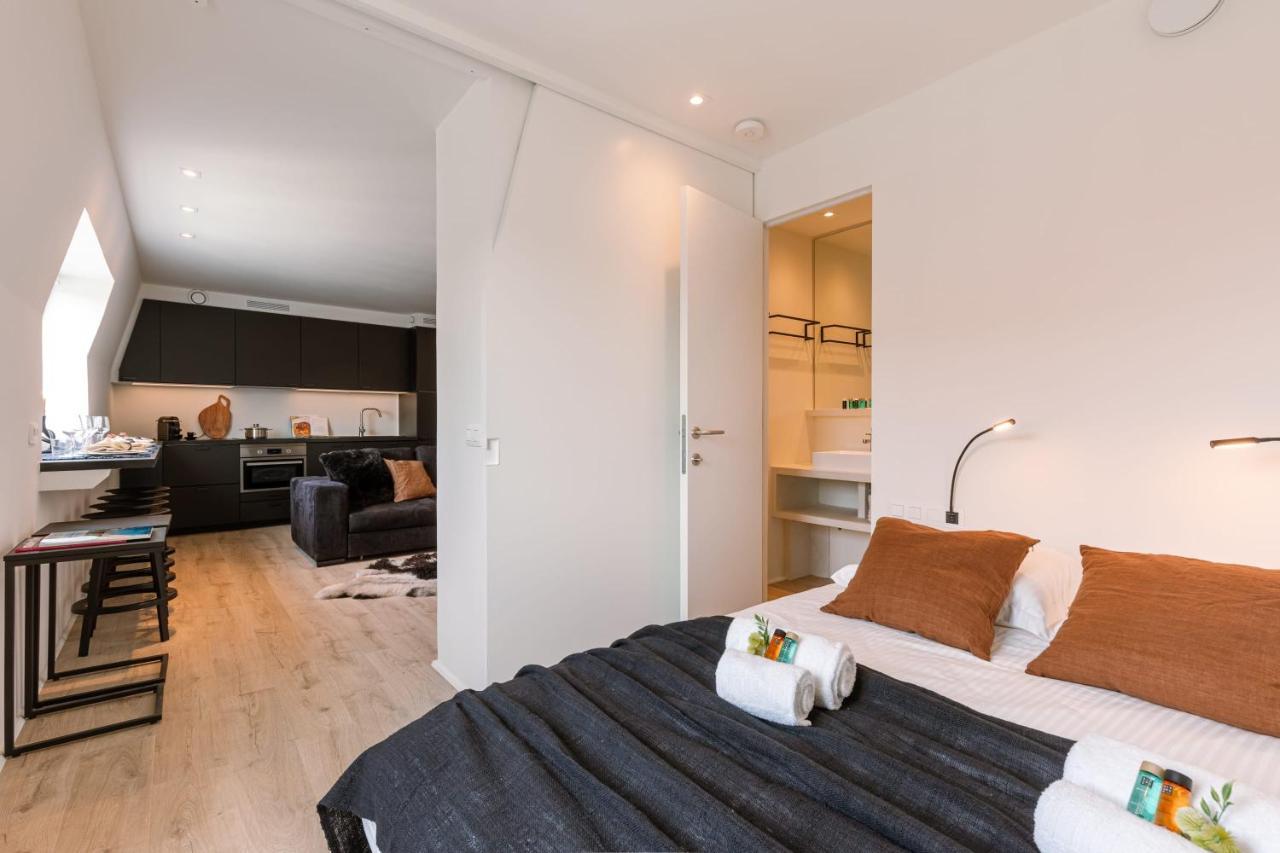 Duplex-Apartment With Terrace On Top Location In ヘント エクステリア 写真