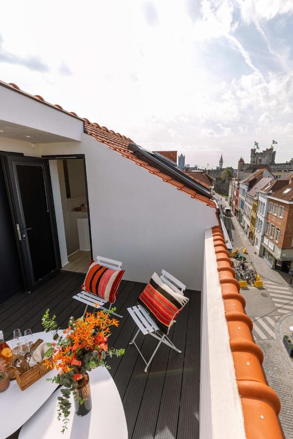 Duplex-Apartment With Terrace On Top Location In ヘント エクステリア 写真